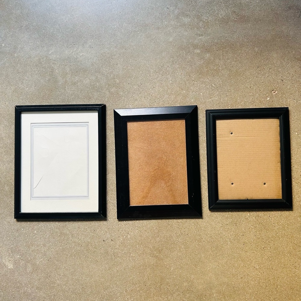 Picture frame set of 3